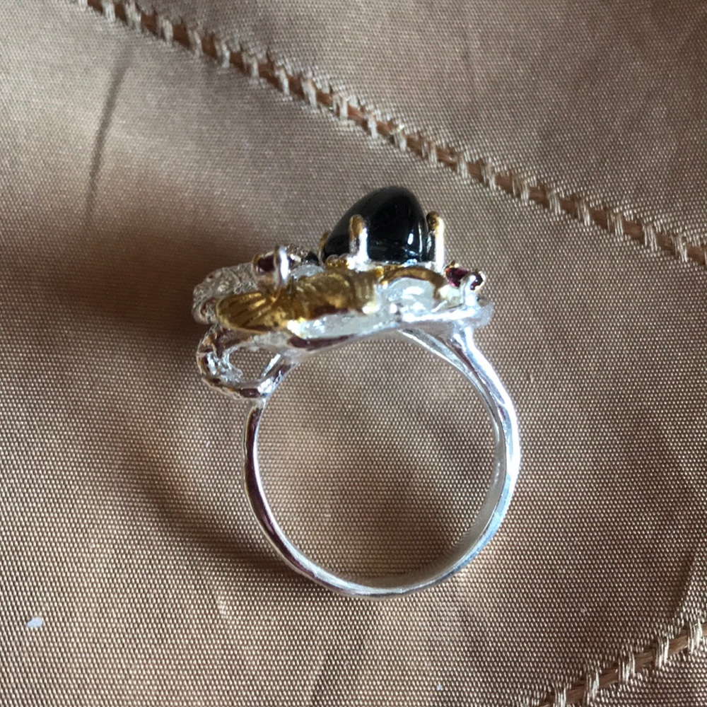 Snake Onyx Ring - image 4